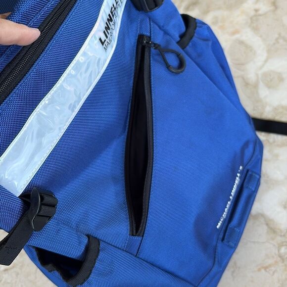 Michael Linnell Reflector Line Toss Pack Backpack Royal Blue Large Unisex - Picture 13 of 15